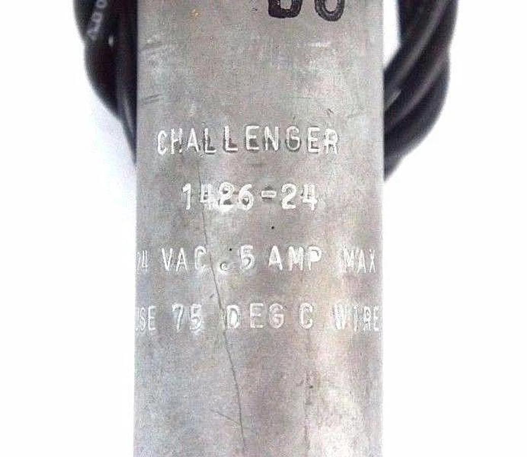 Used NEW CHALLENGER 1426-24, 24 VAC .5AMP MAX USE 75 DEG. C WIRE, 142624