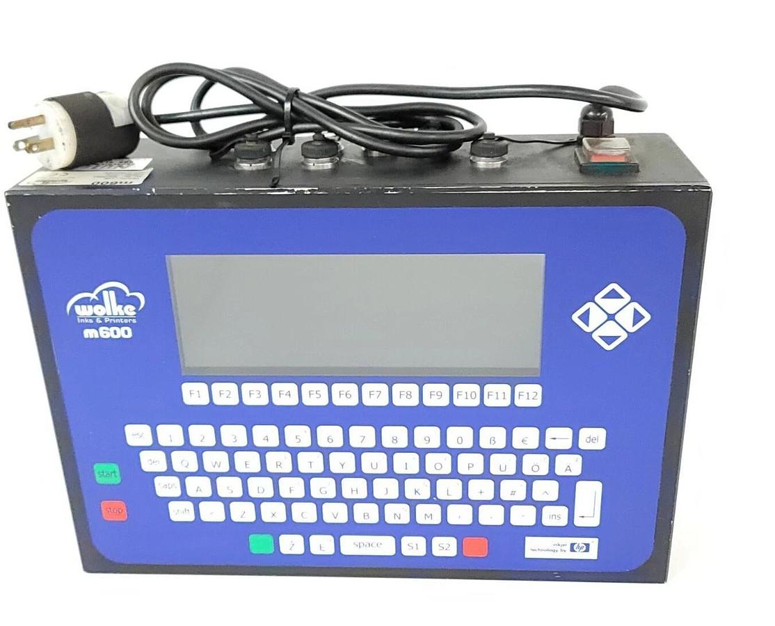 Refurbished REFURBISHED WOLKE m600 VIDEOJET CONTROLLER V. 1.09 115VAC/110W