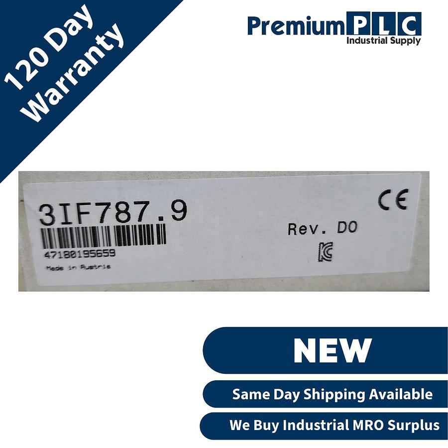 Used NEW B&R 3IF787.9 REV. D0 aPCI INTERFACE MODULE, 1 POWERLINK, 3IF7879