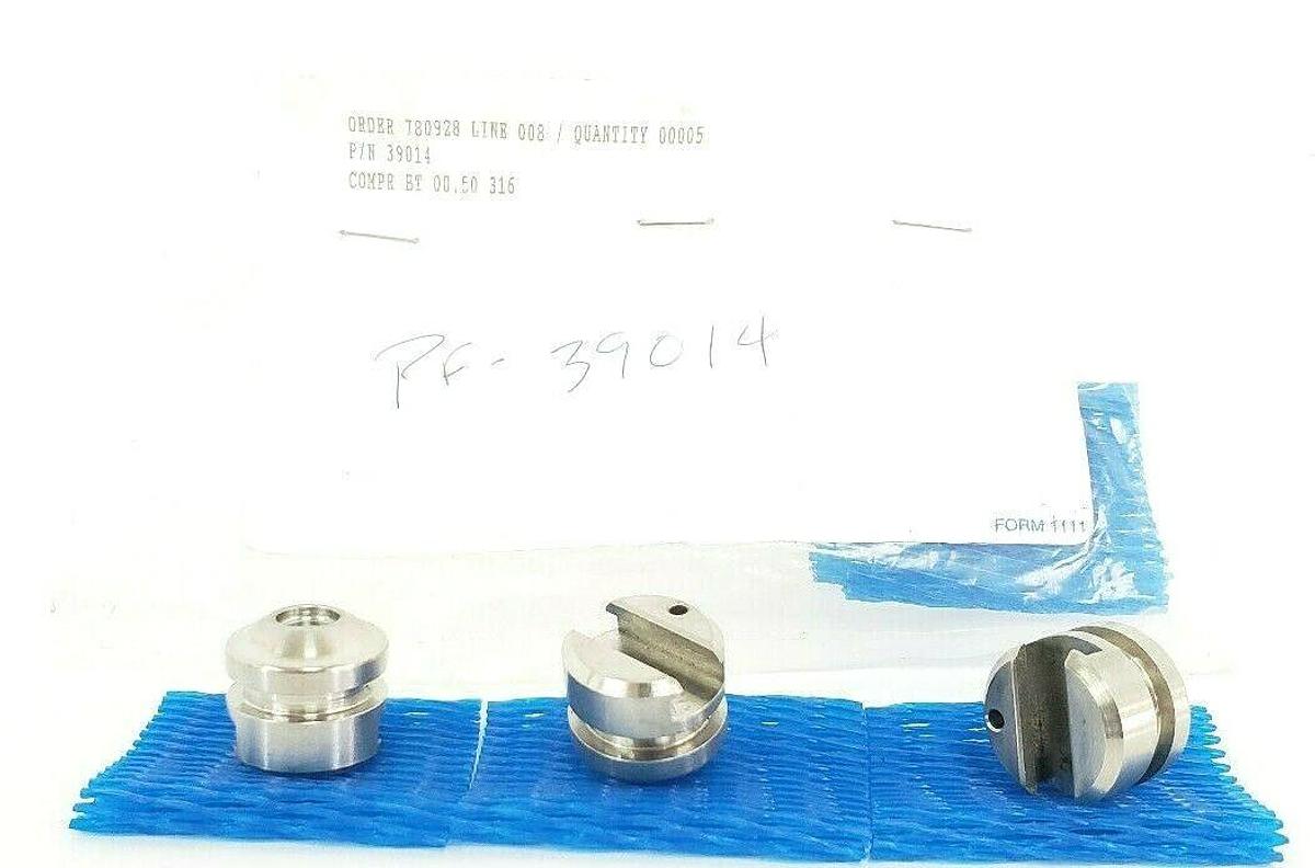 Used LOT OF 3 NEW GENERIC 39014 FITTINGS COMPR BT 00.50 316