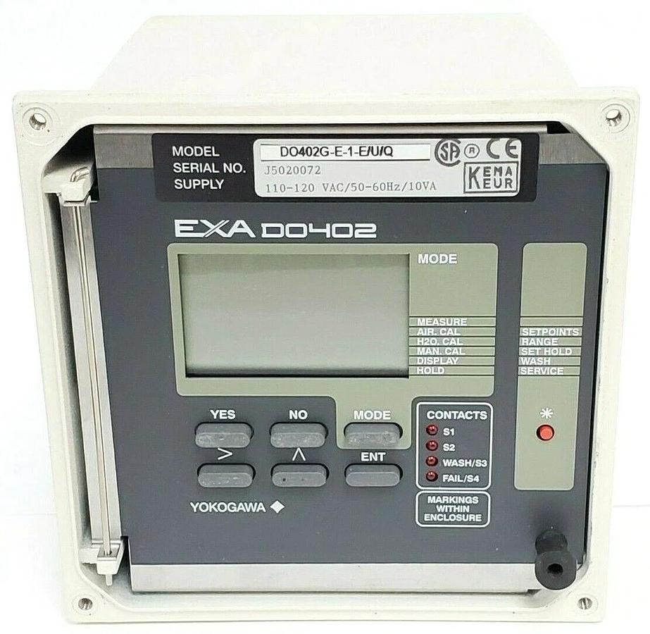 Used YOKOGAWA DO402G-E-1-E/U/Q EXA DO402 DISSOLVED OXYGEN ANALYZER DO402GE1EUQ