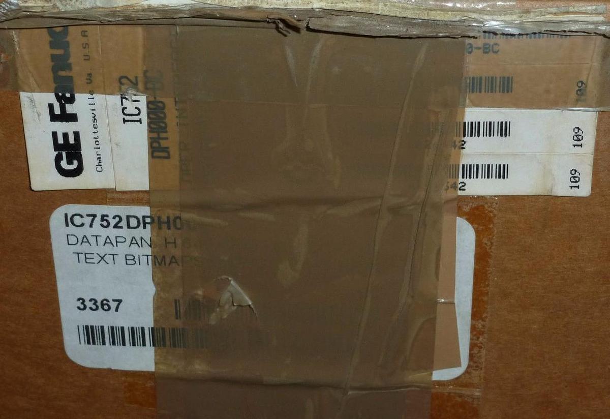 Used GE FANUC AFE IC752DPH000-BC DATAPANEL IC752 DPH000, B346-01D, *REFURBISHED*