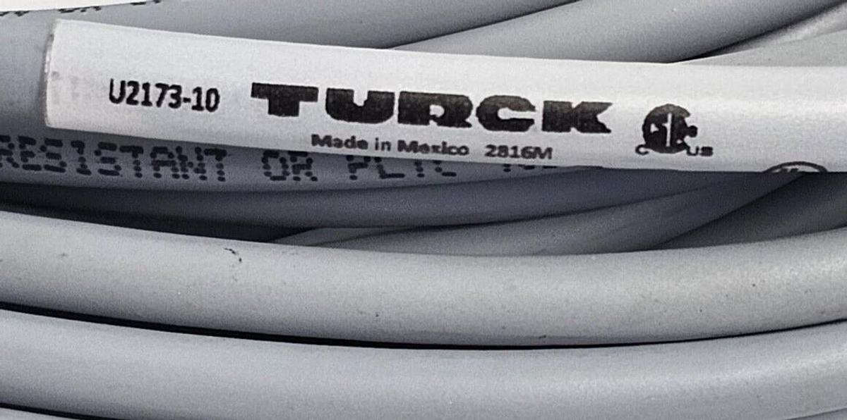 NEW TURCK RK 4.4T-10 CORDSET SINGLE ENDED ID NUMBER: U2173-10
