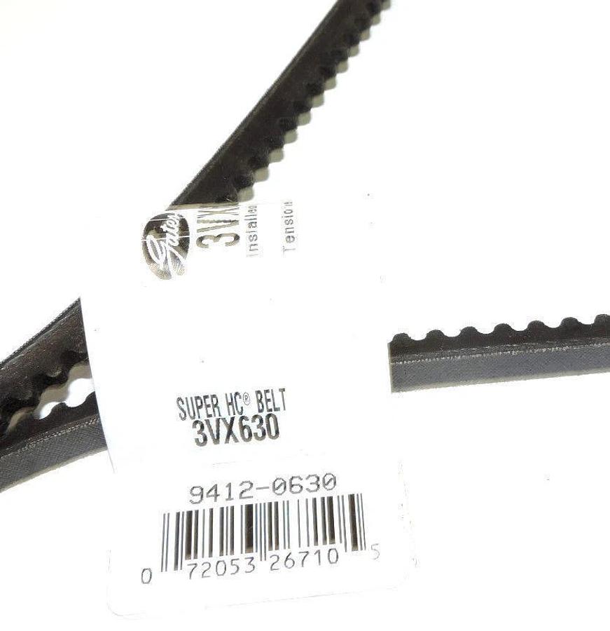 Used NEW GATES 3VX630 SUPER HC BELT 3VX630