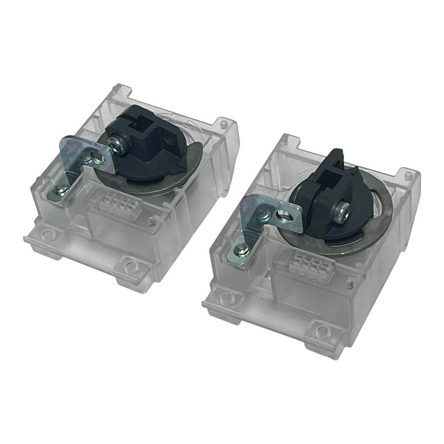 Lot of 2 Schneider Electric GV2APN02 TeSys GV2 Extended Rotary Handle Kits IP54