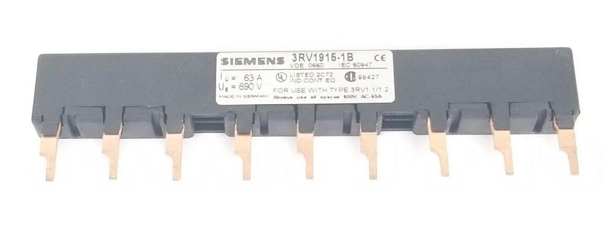 Used SIEMENS 3RV1915-1B AUXILIARY FEEDER 3RV19151B