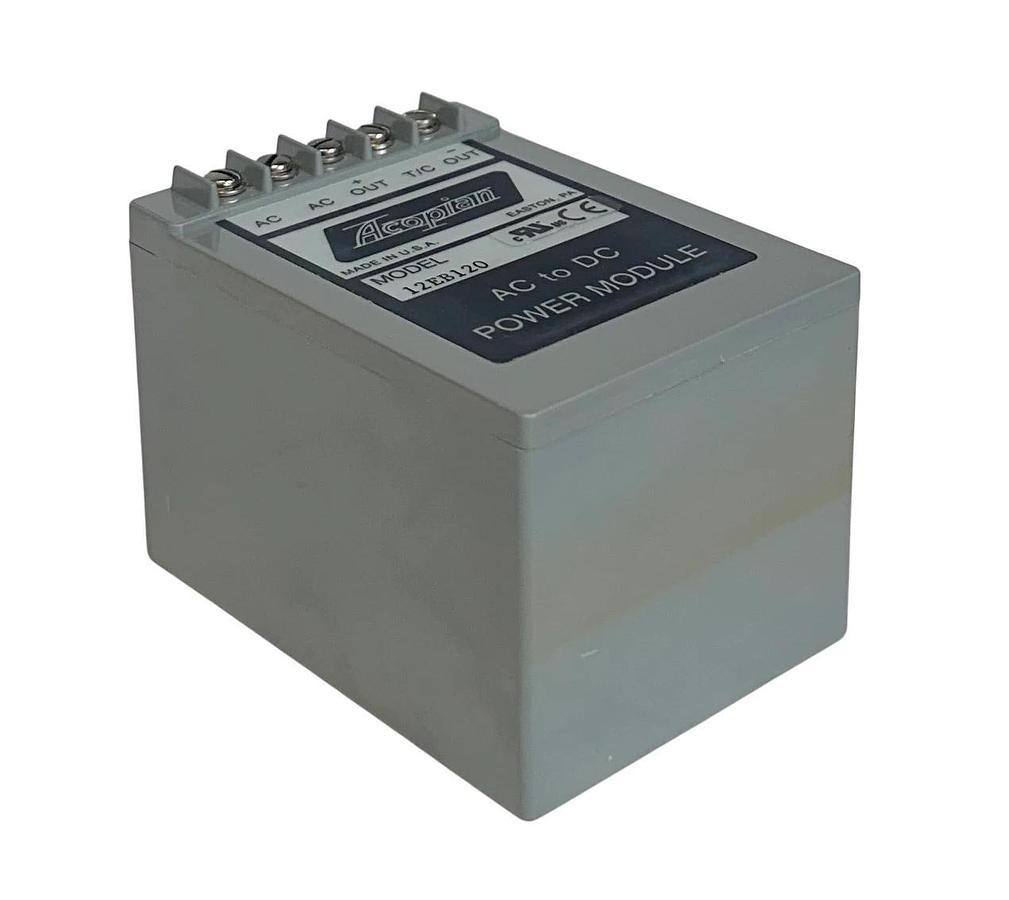 ACOPIAN 12EB120 AC to DC POWER MODULE 105-125VAC INPUT 12VDC OUTPUT NSNP