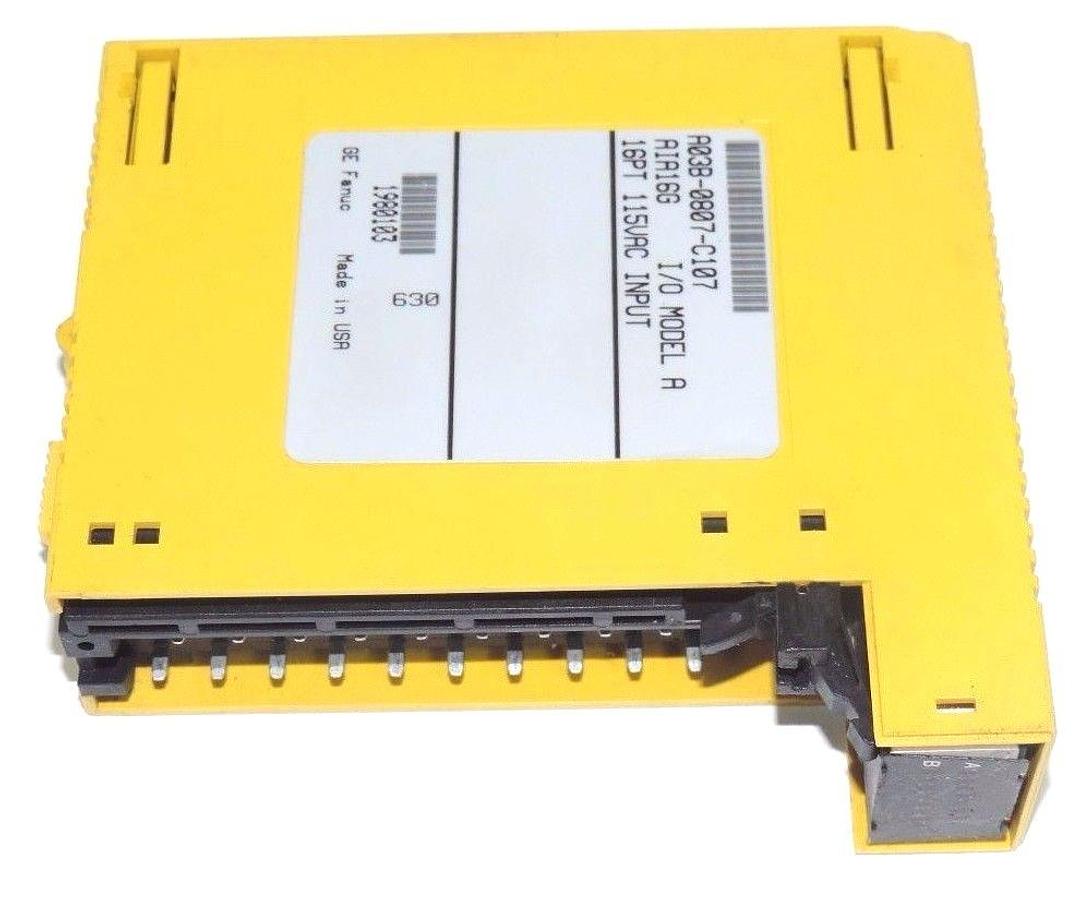 Used LOT OF 10 FANUC A03B-0807-C107 AIA16G INPUT MODULES A03B0807C107 W/O WIRING ARMS
