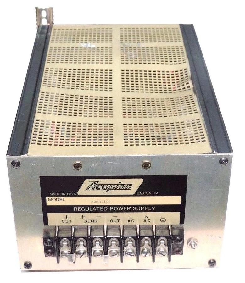 Used ACOPIAN A28H1100 REGULATED POWER SUPPLY