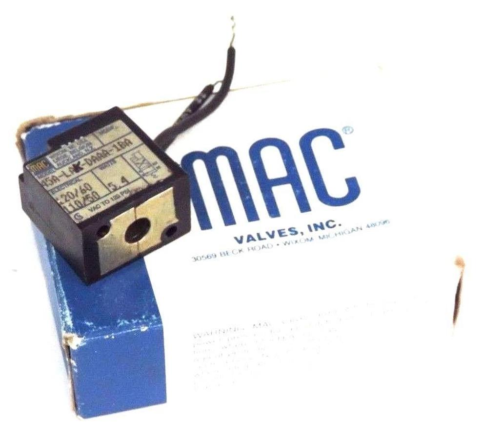Used MAC 45A-LAK-DAAA-1BA VALVE COIL 110-120V 50/60HZ 5.4WATT 45ALAKDAAA1BA
