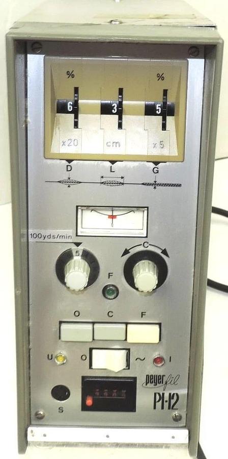 Used PEYER SG PI-120 CONTROL UNIT 100-240V, 50-60HZ, 80VA PI-I2 PI-12 PI120 WITH PLUG