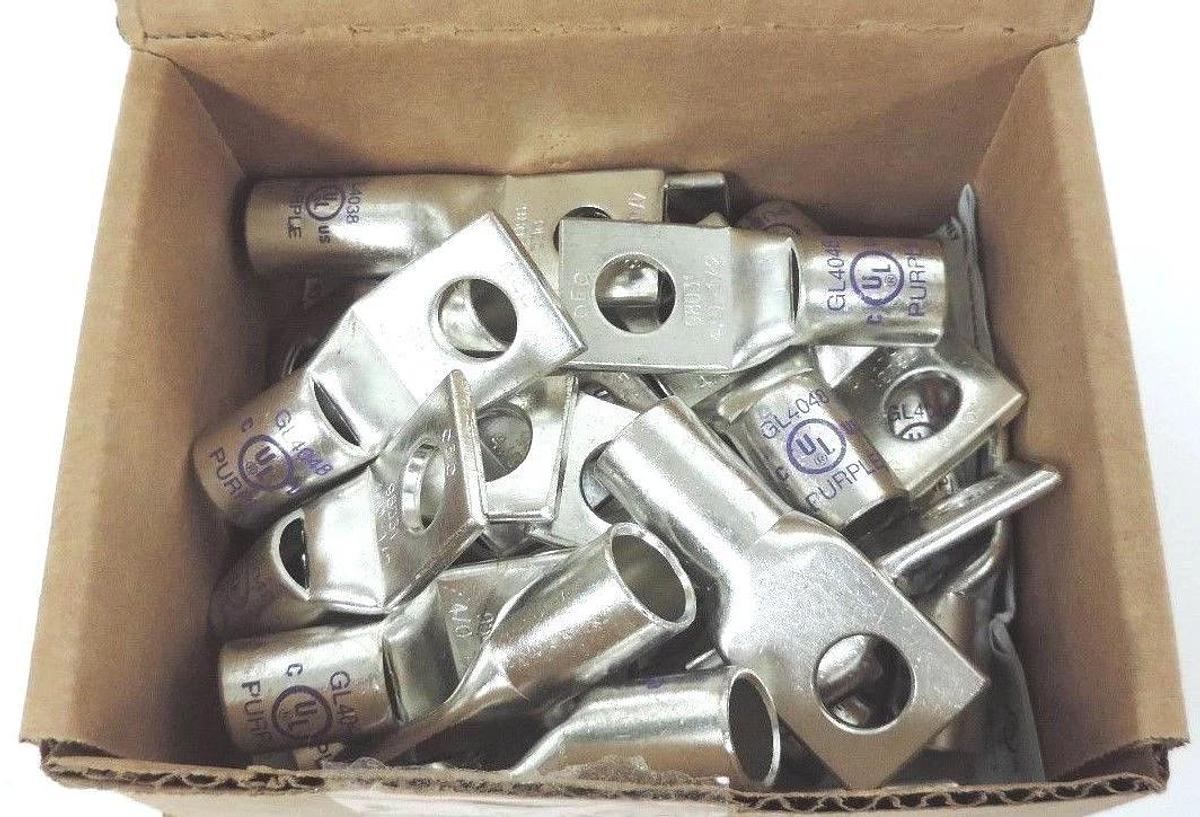 Used NIB NSI GL4048 COPPER COMPRESSION PEEP HOLE, SHORT BARREL, ONE HOLE - QTY 25