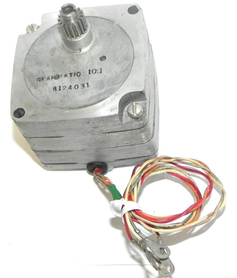 Used HONEYWELL 365754-6 SERVO MOTOR 3657546, 120V 60CPS 11.5W GEAR RATIO 10:1