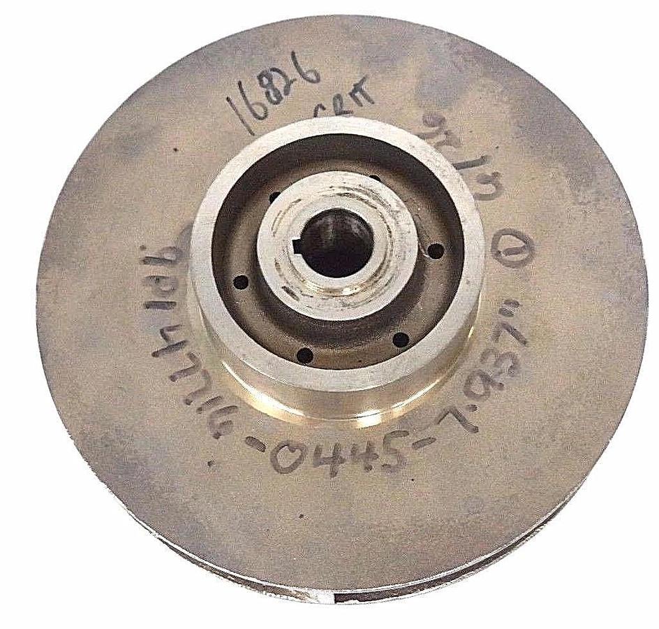 NEW GOULDS PUMP 3-7-245 VANE IMPELLER 9P1 47716-0445-7.937" BRASS