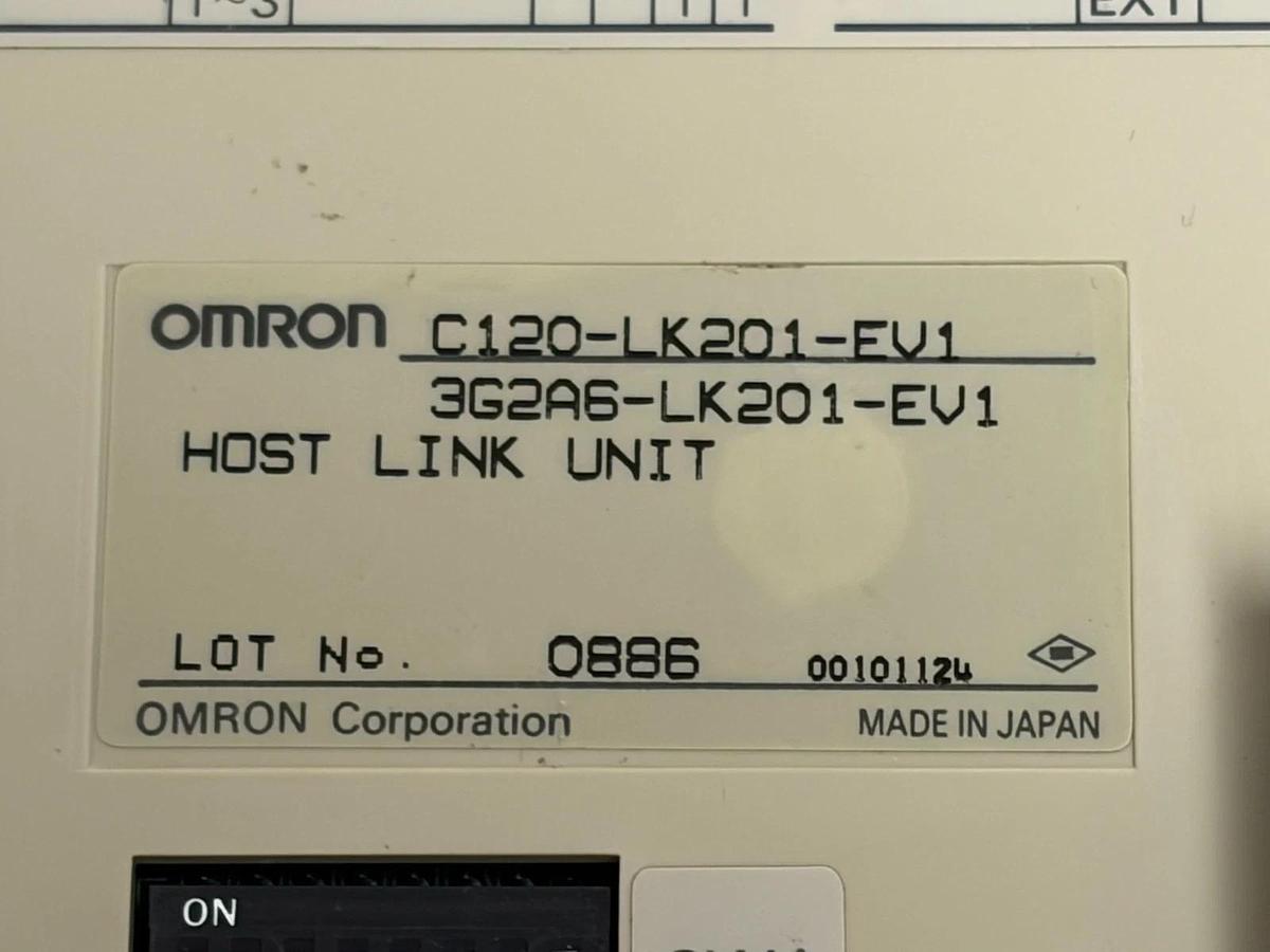 Used Omron Sysmac C120-LK201-EV1 3G2A6-LK201-EV1 Host Link Unit RS232C Module