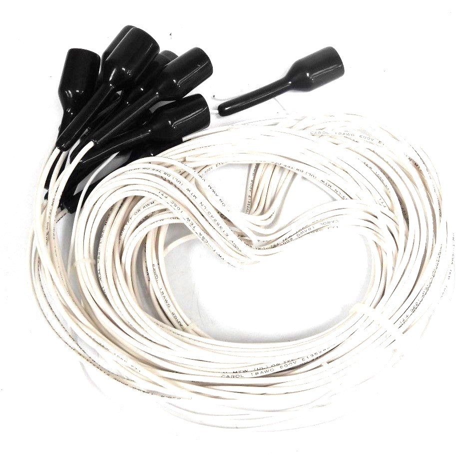 Used LOT OF 11 GENERIC 4-0200 REPLACEMENT LAMP HARNESSES 40200