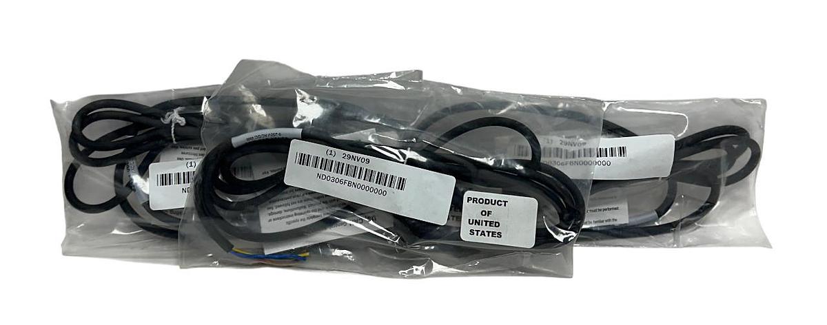 Used 3 ASCO NUMATICS ND0306FBN0000000 / 29NV09 INDICATING LIGHT CABLE ASSEMBLIES NSFS