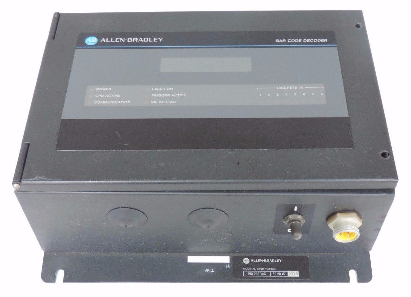 Used ALLEN BRADLEY 2755-DS4A BAR CODE DECODER 2755DS4A SER. B REV. C