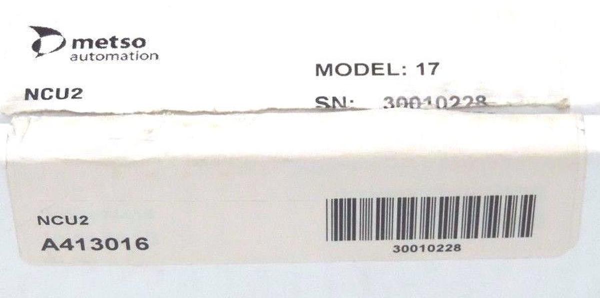Used METSO VALMET AUTOMATION A413016 NCU2 09 MODEL 17 BOARD
