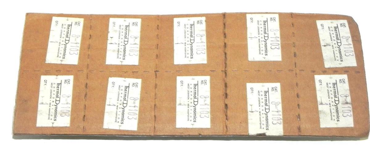 Used LOT OF 10 THERMAL DYNAMICS 8-1103 SHIELD CUPS 81103
