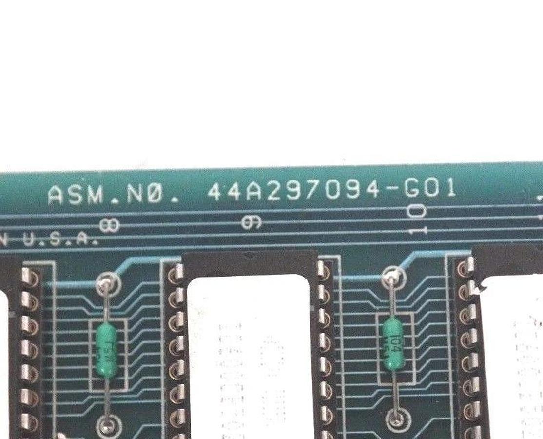 Used GE IC600CB502D CONTROL MODULE ASM. NO. 44A297094-G01 FAB NO. 44A717610-001 R03/4