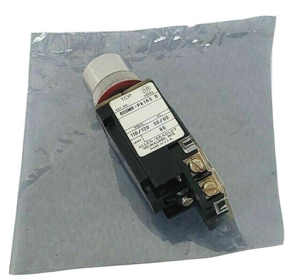 Used ALLEN BRADLEY 800MR-PA16S PUSHBUTTON SER. D W/ 800M-XAK SER. A