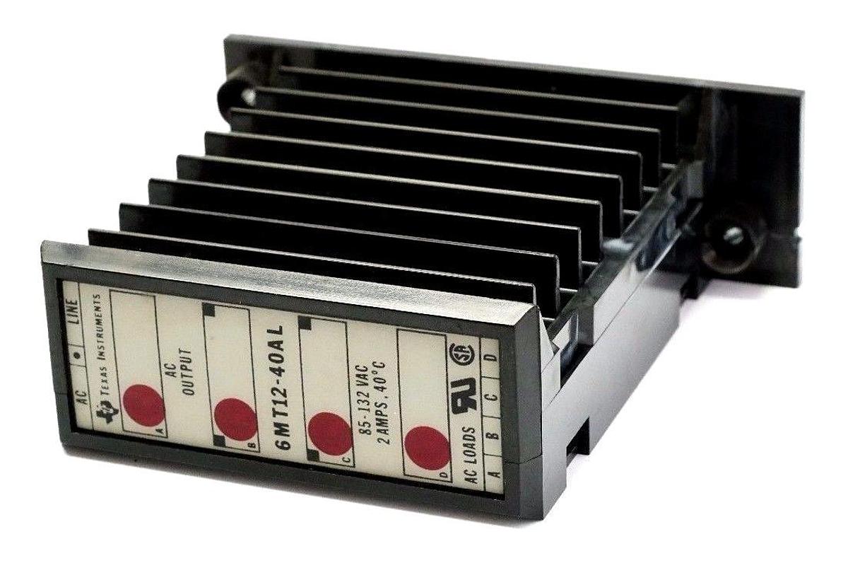 Refurbished TEXAS INSTRUMENTS 6MT12-40AL AC OUTPUT 85-132VAC 2AMPS 40°C 6MT1240AL REPAIRED