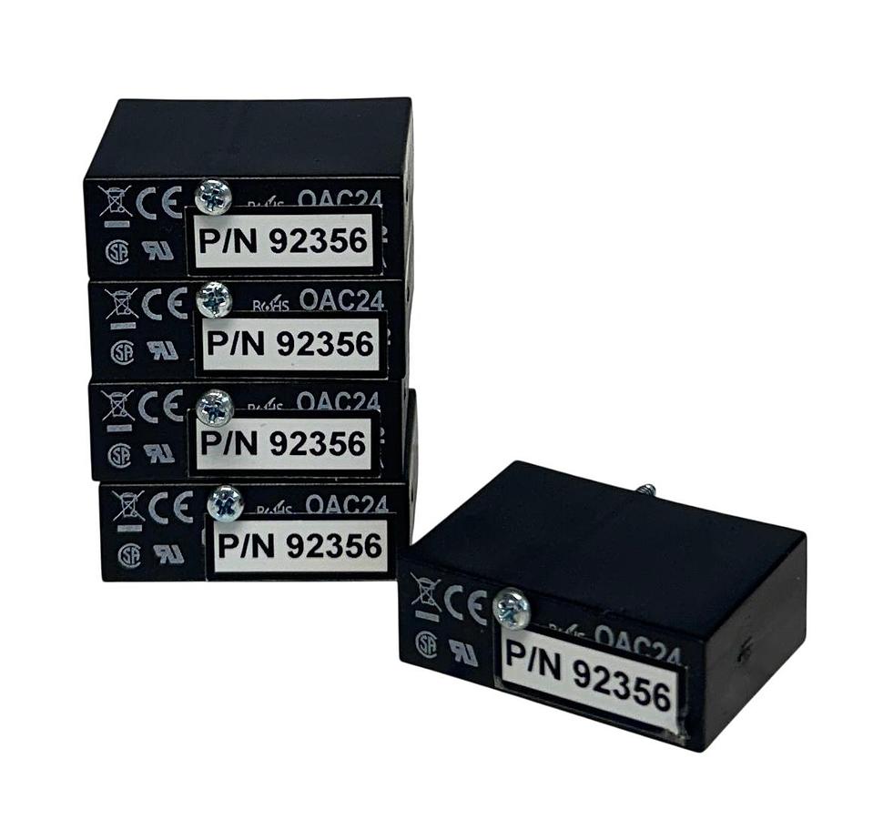 Used 5 OPTO 22 FILTEC OAC24 / 92356 AC RELAY OUTPUT MODULES 120VAC 1.5A NSNP