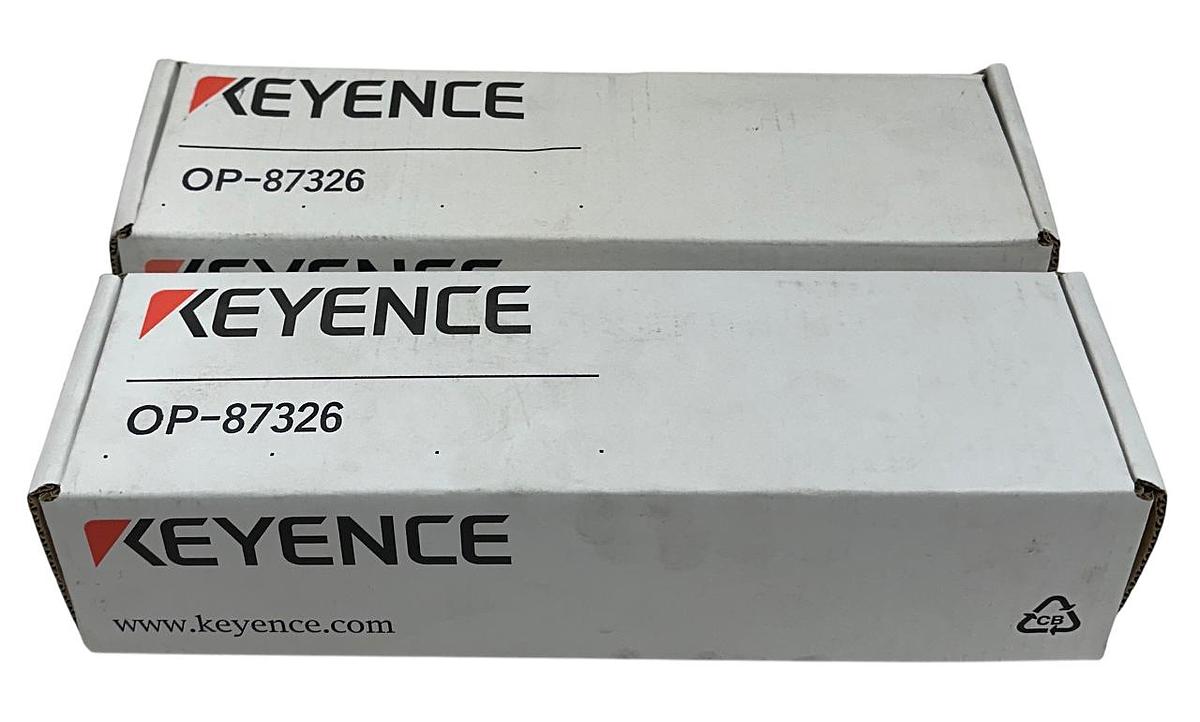 Used 2 KEYENCE OP-87326 / OP87326 DIFFUSION PLATES FOR LINE LIGHTING OEM NSMP
