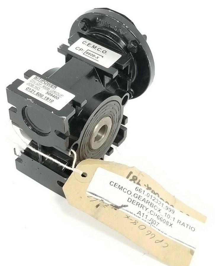 Used SITI MI-30-F8 CEMCO GEARBOX / SPEED REDUCER, 10:1 RAPP / RATIO, CA-B0, M1-30-F8