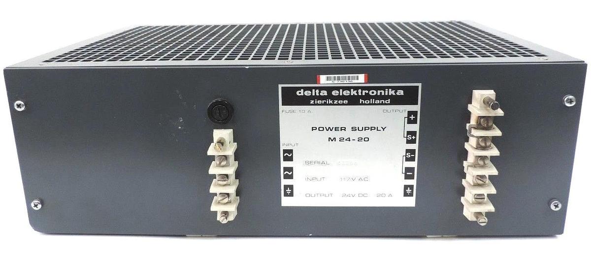 Refurbished DELTA ELEKTRONIKA M24-20 POWER SUPPLY INPUT: 117VAC OUTPUT: 24VDC 20A *REPAIRED*