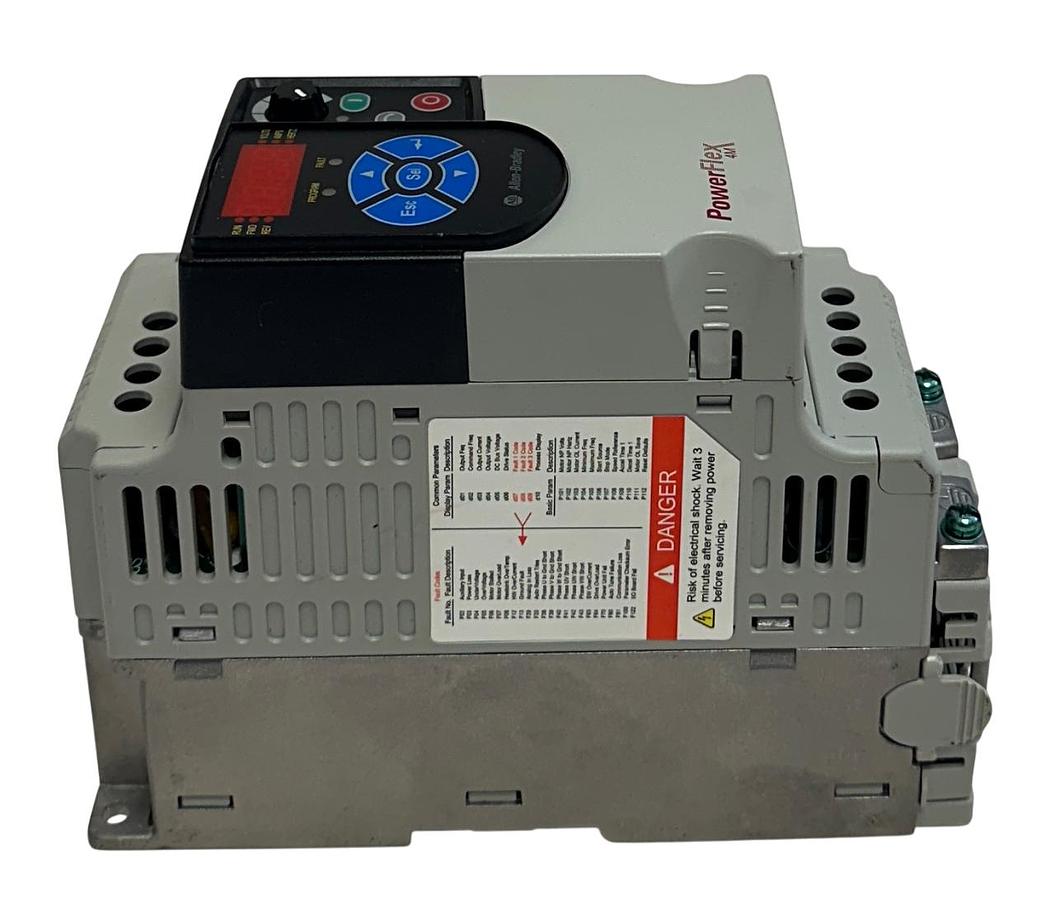 Used ALLEN BRADLEY 22F-D1P5N103 /A PowerFlex 4M AC DRIVE 0.4kW/0.5HP 380-480V USNP