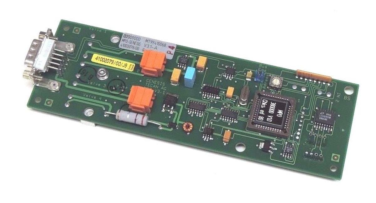 Used NEW GENESIS TECAN AG 41002079/00/J9 BOARD 02009000, MT99410068, MP0 V3.1-A