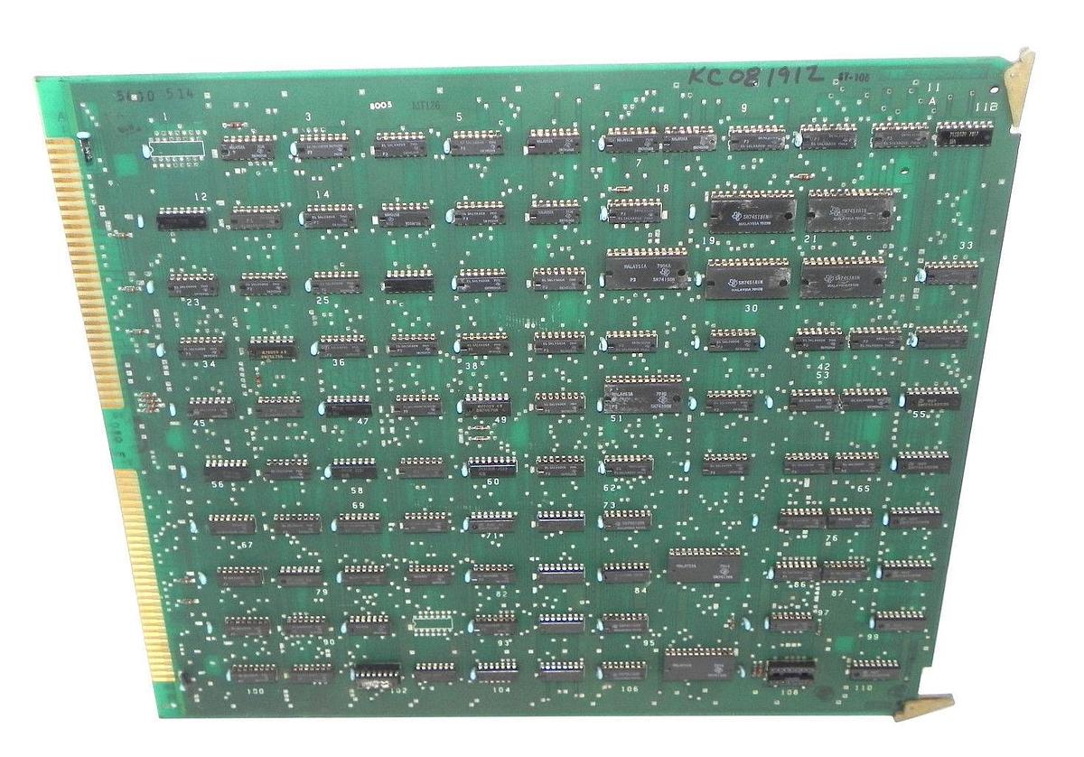 Used ALLEN BRADLEY 634490 PC BOARD UPK REV 6 W/MULTIPLE COMPONENTS