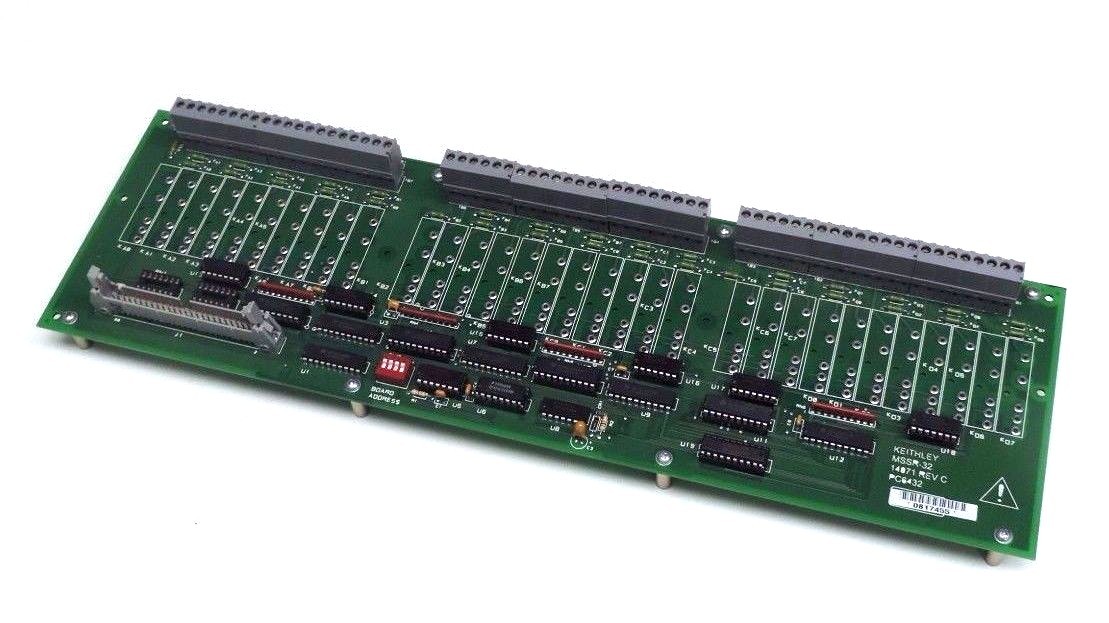 Used KEITHLEY MSSR-32 RELAY BOARD 32 CHANNEL 14071 REV C PC6432 MSSR32