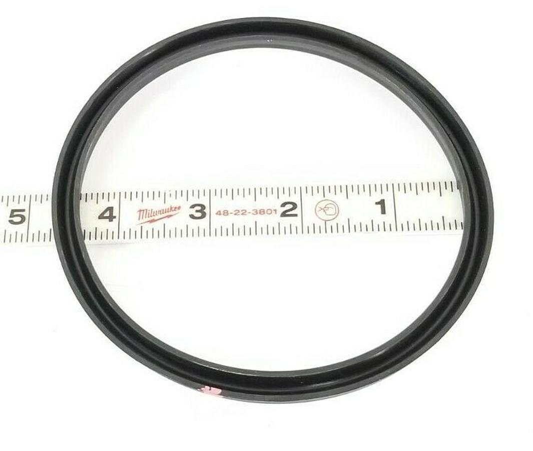 Used LOT OF 12 GENERIC EEE2-7F2 GASKETS BLACK 4'' I.D. 4-1/2'' O.D.