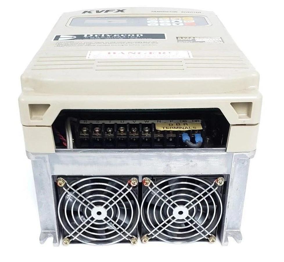 Used DRIVECON KVFX-475-E TRANSISTOR INVERTER KVFX475E *MISSING WIRING INSERT*