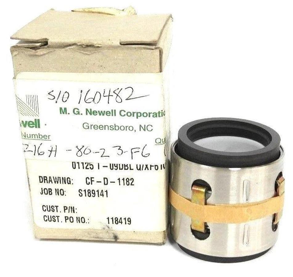 Used NIB NEWELL JOHN CRANE SP216H-80-23-F6 MECHANICAL SEAL 17590