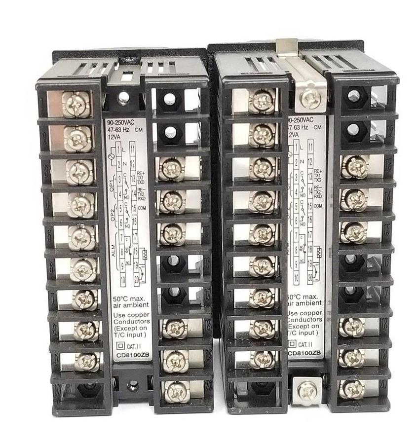 Used LOT OF 2 PROHEAT CD8100ZB TEMPERATURE CONTROLLER HOUSINGS 8000-660-01