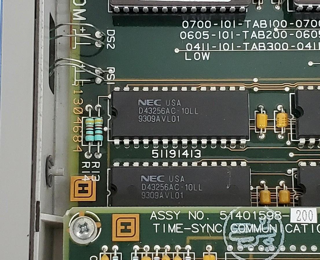 Used HONEYWELL MEASUREX 51304684 ADVANCE COMMUNICATOR APM BOARD W/ DAUGHTER BOARD