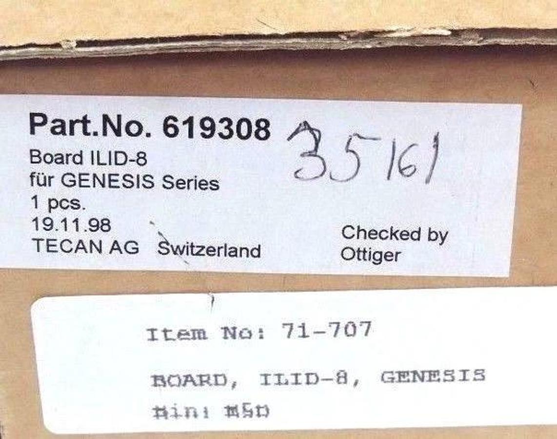 NIB GENESIS ILID-8 V2.0-A BOARD 02009005 ILID8V20A