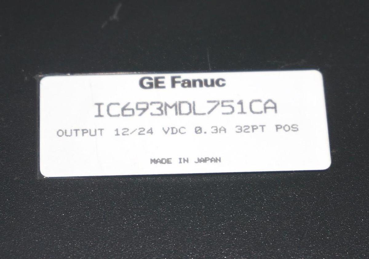 Used GE FANUC IC693MDL751CA OUTPUT MODULE 32 PT. POSITIVE LOGIC