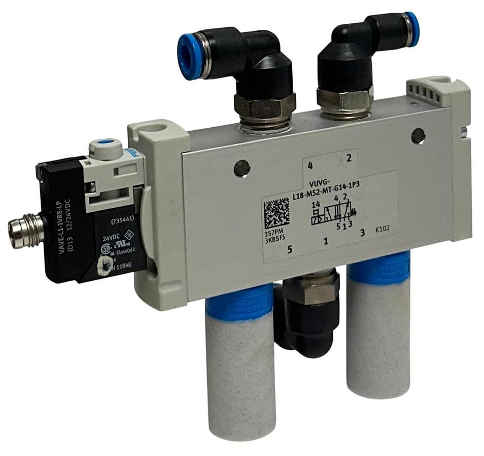 FESTO VUVG-L18-M52-MT-G14-1P3 / 574429 AIR SOLENOID VALVE 24VDC 35143-USS NSNP