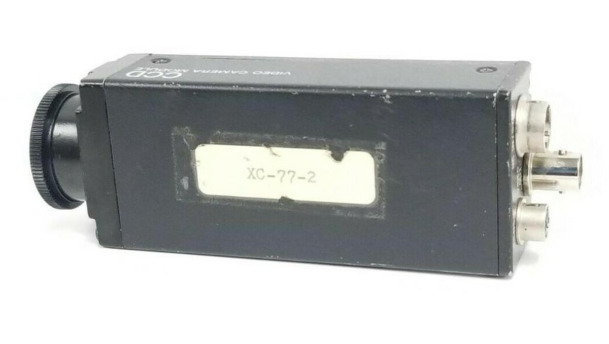 Used SONY MODEL XC-77 CCD VIDEO CAMERA MODULE, 10.5-15VDC, 2.2W, XXC7, XC-77-2