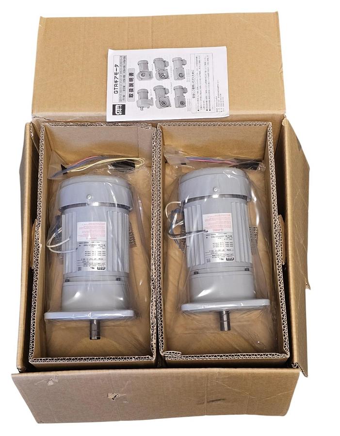 Used (2) NEW NISSEI GTR G3F18N020-UTB020NN Parallel Gearmotors | 3-Phase 4P 200W