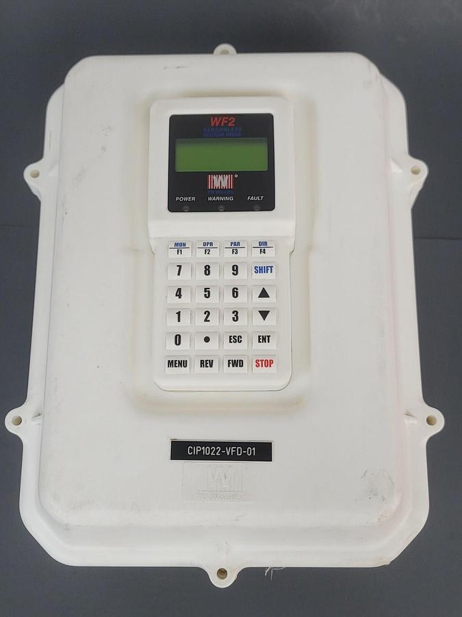 Used DANFOSS VACON TB WOODS WF2C4010-0N DRIVE 10HP 460VAC 3PHASE NEMA 1