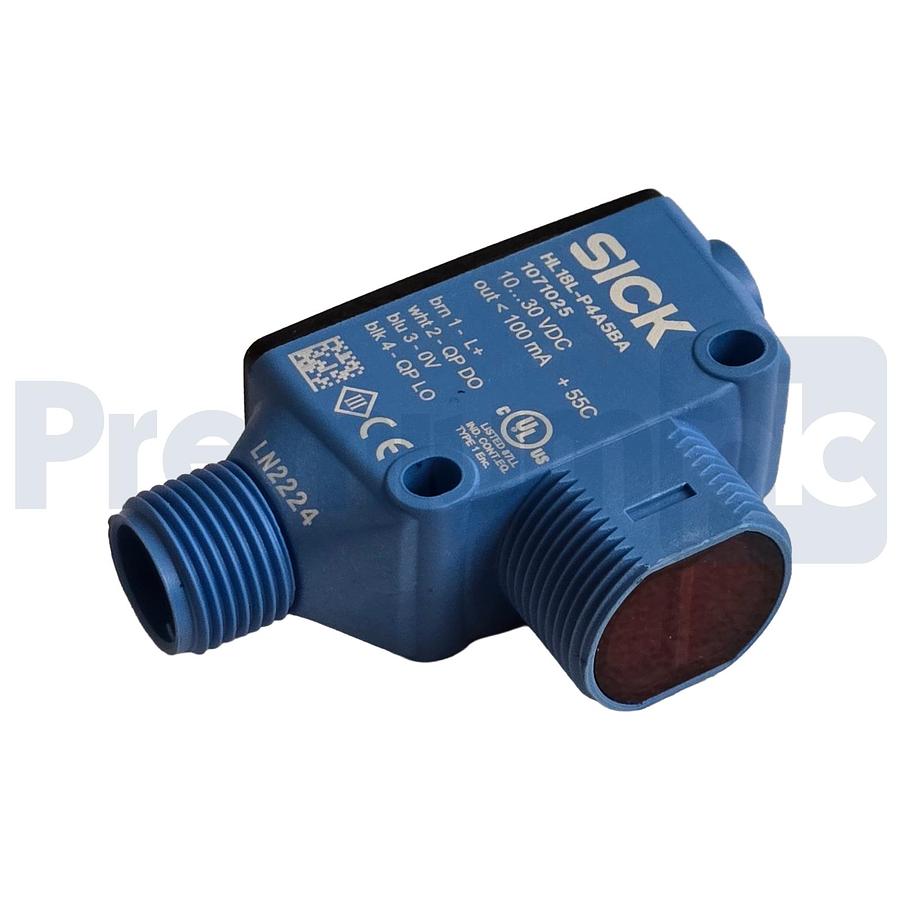 Used SICK HL18L-P4A5BA | 1071025 H18 Sure Sense Photoelectric Sensor 10-30VDC NSMP