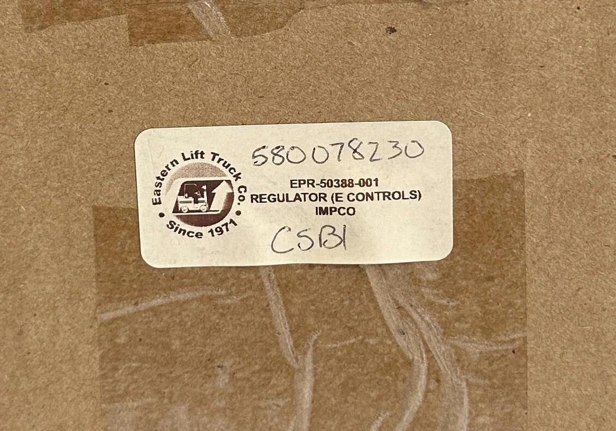 Used NEW SEALED ELT EPR-50388-001 / 580078230 REGULATOR (E-CONTROLS) IMPCO OEM