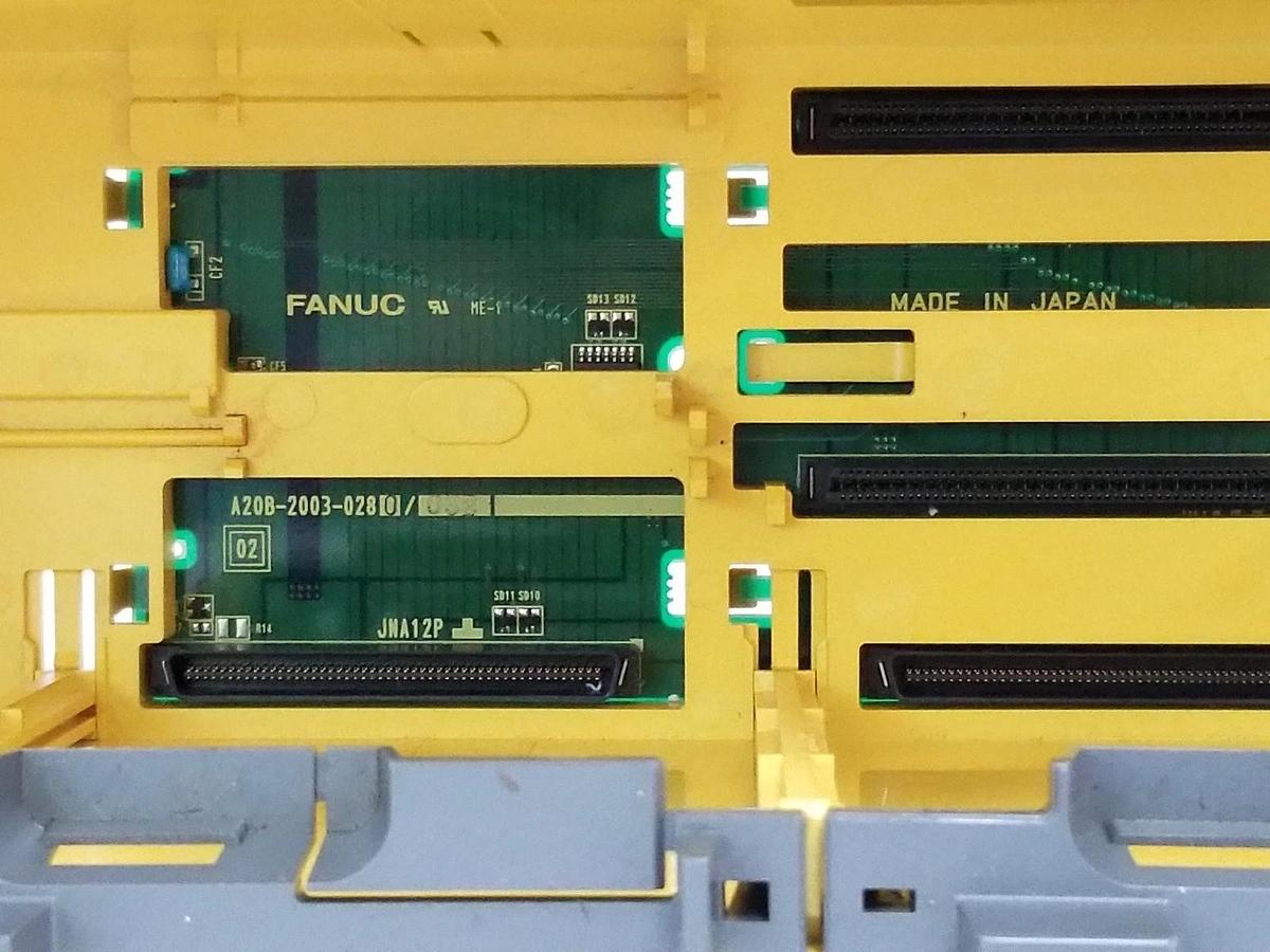 Used FANUC A02B-0283-B80 18i-MB 3-SLOT PLC MODULE BASE UNIT A02B0283B80, E05X04375