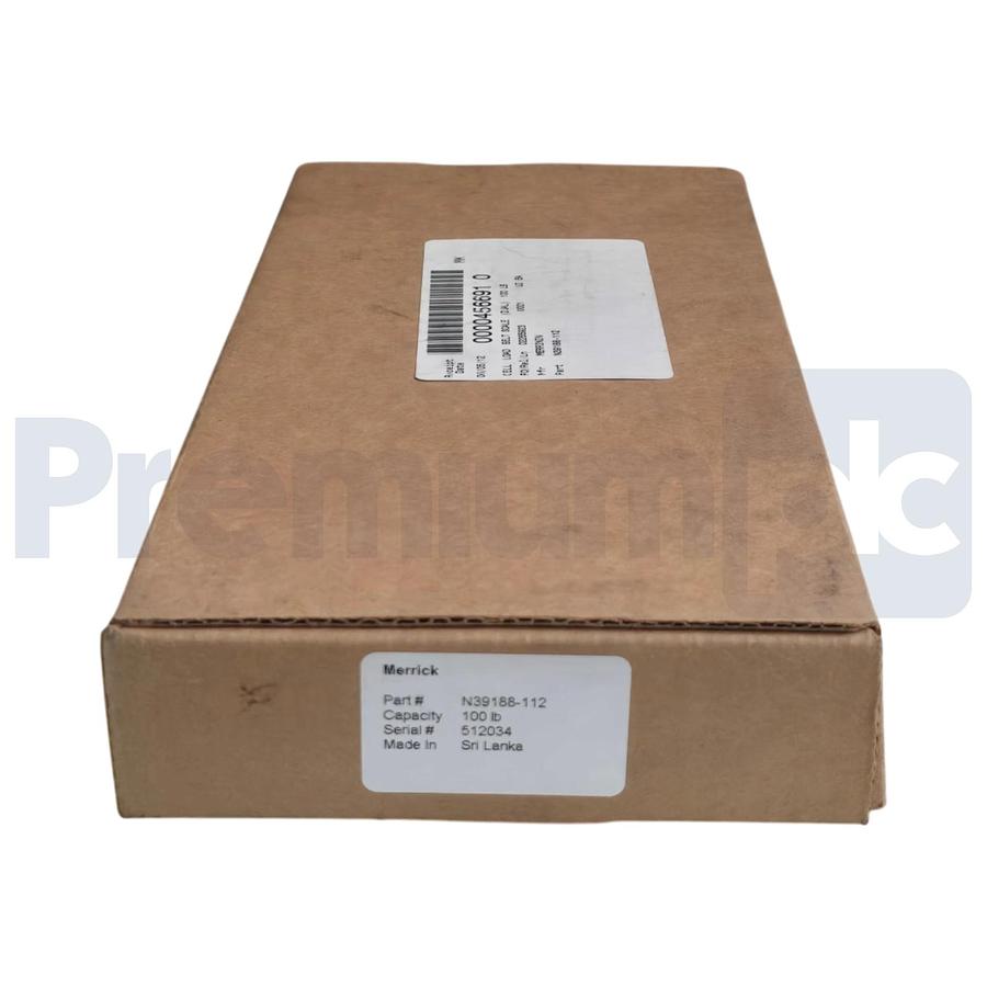 Used Merrick N39188-112 Weigh Feeder Belt Scale Load Cell 2.0 mV/V 100lb Cap. 4-Wire